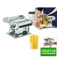 Bekijk de deal van DealDonkey.com 4: RVS Pastamaker - Pastamachine - 150mm Rollerbreedte