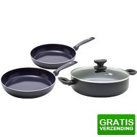 Bekijk de deal van Coolblue.nl 3: GreenPan Torino keramische pannenset