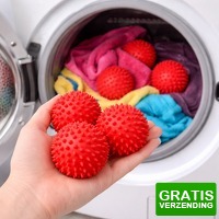 Bekijk de deal van DealDonkey.com: 4 Niceey Wasdrogerballen - Droogballen voor Wasmachine