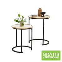 Lifa Living Moderne Bijzettafels - Set van 2