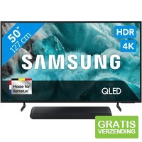 Samsung QLED 4 K Q7F4 (2025) en soundbar