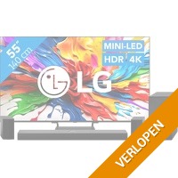 LG QNED93 EVO 4 K (2025) en soundbar