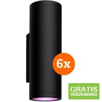6 x Philips Hue Appear muurlamp