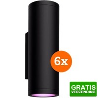 Bekijk de deal van Coolblue.nl 2: 6 x Philips Hue Appear muurlamp