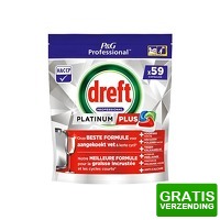 Bekijk de deal van DealDonkey.com 2: 59 Dreft Platinum Plus vaatwastabletten - Regular