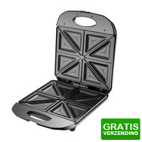 Bekijk de deal van DealDonkey.com 2: Michelino Tosti-ijzer - Sandwichmaker - Tosti-apparaat voor 4 tosti's