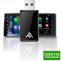 Bekijk de deal van DealDonkey.com 3: AutoSky WUA-8 Draadloze CarPlay en Android Auto Adapter USB Dongle