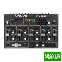 Bekijk de deal van MaxiAxi.com: Vonyx STM2290 8-kanaals DJ mixer