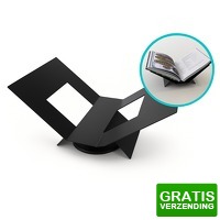 Bekijk de deal van DealDonkey.com: XEMM Boekenstandaard - 32 x 20 x 15,5 cm - Metaal - zwart