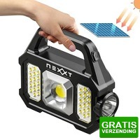 Bekijk de deal van DealDonkey.com 2: Nexxt Solar zaklamp en powerbank