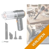 2-in-1 stofzuiger en compressor