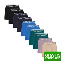Bekijk de deal van DealDonkey.com: 10 x Mario Russo boxershort