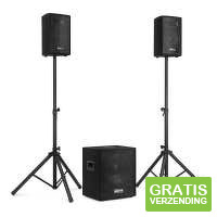 Vonyx VX0812BT complete geluidsinstallatie
