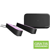 2 x Philips Hue Play lichtbalk zwart en Sync Box