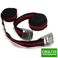 Bekijk de deal van DealDonkey.com 2: Bagagespanbanden - 2 stuks - 2,5 meter spanband