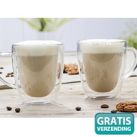 Dubbelwandige Cappuccinoglazen - Set van..