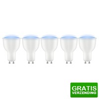 Bekijk de deal van DealDonkey.com 2: Etiger slimme Wifi LED lamp - GU10 - RGB - 5 stuks