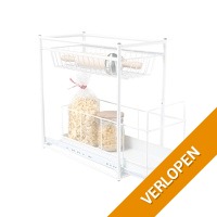 Gootsteenkastrek met uitschuifbare lades