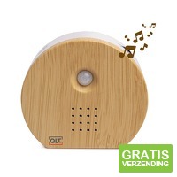 QLT Nature Geluidbox met Sensor - Vogel-, Zee- of Junglegeluiden - Hout