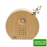 Bekijk de deal van DealDonkey.com 2: QLT Nature Geluidbox met Sensor - Vogel-, Zee- of Junglegeluiden - Hout