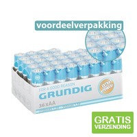 36 Grundig Batterijen - AA