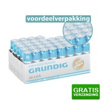 Bekijk de deal van DealDonkey.com 3: 36 Grundig Batterijen - AA