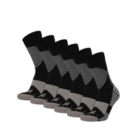 Xtreme Compressiesokken Quarter 6-pack Multi Black