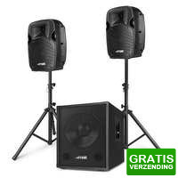 Bekijk de deal van MaxiAxi.com: MAX MX700 2.1 live set / speakerset