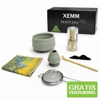 XEMM Matcha Set - 7-delige Set - Matcha klopper voor Matcha Thee en Accessoires