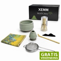 DealDonkey.com: XEMM Matcha Set - 7-delige Set - Matcha klopper voor Matcha Thee en Accessoires