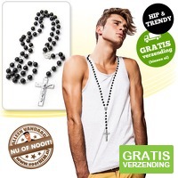 Stoere zwarte rozenkrans