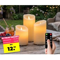 Voordeelvanger.nl 2: 3 x oplaadbare LED kaarsen