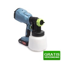 Bekijk de deal van DealDonkey.com 4: QLT Verfspuit op Accu voor Watergedragen en Oplosmiddelhoudende Verf