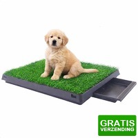 Bekijk de deal van DealDonkey.com: Xemm Hondentoilet Kunstgras - met Opvangbak - voor Zindelijkheidstraining