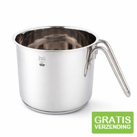 Gustav Voss SEVILLA RVS Melkpan en Sauspan - 1,5 L -  Inductie Geschikte Kookpan