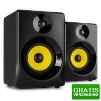 Bekijk de deal van MaxiAxi.com: Vonyx SMN50B actieve studio monitor speakers