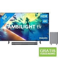 Philips Ambilight PUS8000 4 K (2025) en soundbar