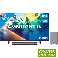 Coolblue.nl 1: Philips Ambilight PUS8000 4 K (2025) en soundbar