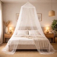 Bekijk de deal van DealDonkey.com 2: Niceey Tweepersoons Klamboe - - Muggennet - 2 persoons - wit - 250 cm