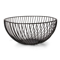 Bekijk de deal van DealDonkey.com 4: XEMM Design fruitmand - Draadmand - a25 x 12.5 cm - zwart