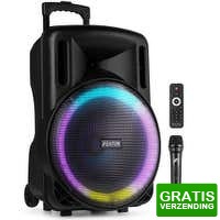 Bekijk de deal van MaxiAxi.com: Fenton FT15LED MK2 party speaker