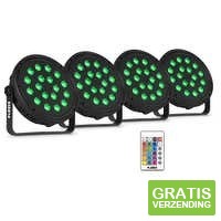 4 x Fuzzix Comet M16 LED par