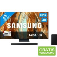 Samsung Neo QLED QN73F 4 K (2025) en soundbar
