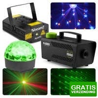 Bekijk de deal van MaxiAxi.com: Beamz licht en laser disco set