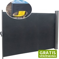 DealDonkey.com: Silvergear Windscherm Uittrekbaar 180 x 300 cm - Antraciet