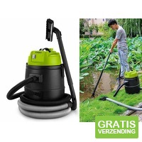Teien 4-in-1 vijverstofzuiger met afvoer 1600W - 30 liter - Incl. accessoires