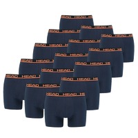 Head Boxershorts Basic 15-Pack Orange/Peacoat