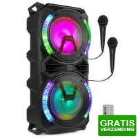 Bekijk de deal van MaxiAxi.com: Fenton LIVE280 mobiele karaoke set