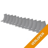 Puma Quarter Sokken Plain 12-pack zwart