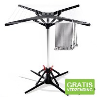 Nexxt Elektrische Droogmolen 17 m - zwart